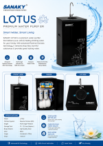 Sanaky Lotus-BE RO Water Purifier Price in Bangladesh | 100 GPD 6 Stage Vietnam Water Filter - Image 2