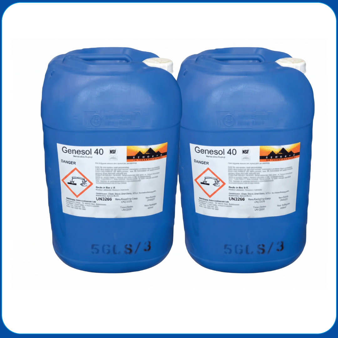 Filter-Media-&-Chemical Genesol 40 Alkaline RO Membrane Cleaner chemical drum in Bangladesh